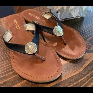 Report Shoes - Report Leather Flip Flops Report Shoes - Report Leather Flip Flops